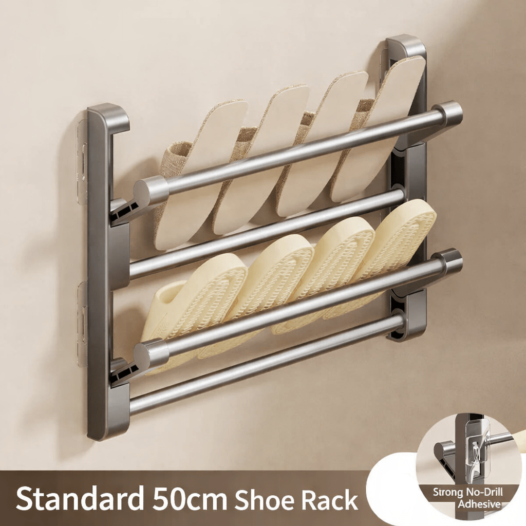 Étagère À Chaussures Murale Avec Système De Drainage Rapide - Rangement Optimisé