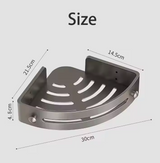Étagère De Douche Transparente Sans Perçage - Rangement Pratique Et Moderne