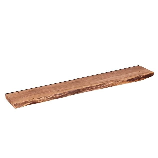 Étagère Murale en Bois d'Acacia - Design Industriel Unique