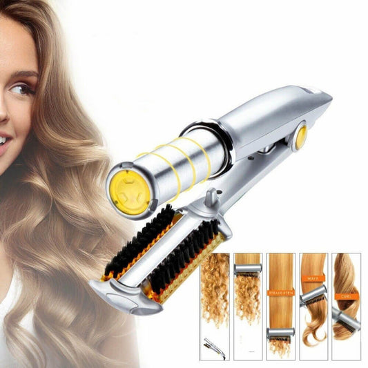 Piastra Per Capelli 2 In 1 - Lisciante Rotante Professionale Per Tutti I Tipi Di Capelli