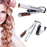 Piastra Per Capelli 2 In 1 - Lisciante Rotante Professionale Per Tutti I Tipi Di Capelli
