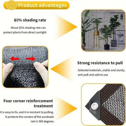 Filet Pare-Soleil ShadeGuard - Protection UV 70-80% pour Plantes