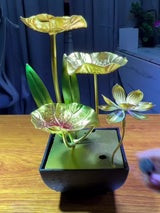 Fontana da Interni Lotus Serene - Decorazione Rilassante con Illuminazione a LED