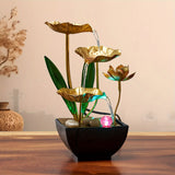 Fontana da Interno Serene Lotus - Atmosfera Rilassante e Illuminazione LED