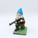 Militaire Tuinkabouter van Hars Camouflage - Buitendecoratie