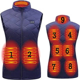 Gilet Chauffant Femme ThermaBelle USB - Veste Chauffante Infrarouge avec Batterie