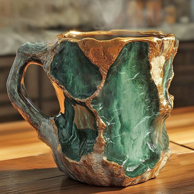 GlaceCup - Tazza da Caffè in Cristallo Minerale Termica 350-450ml