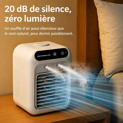 Glacéo - Refroidisseur d'Air Portable 3 en 1 avec Réservoir 500ML