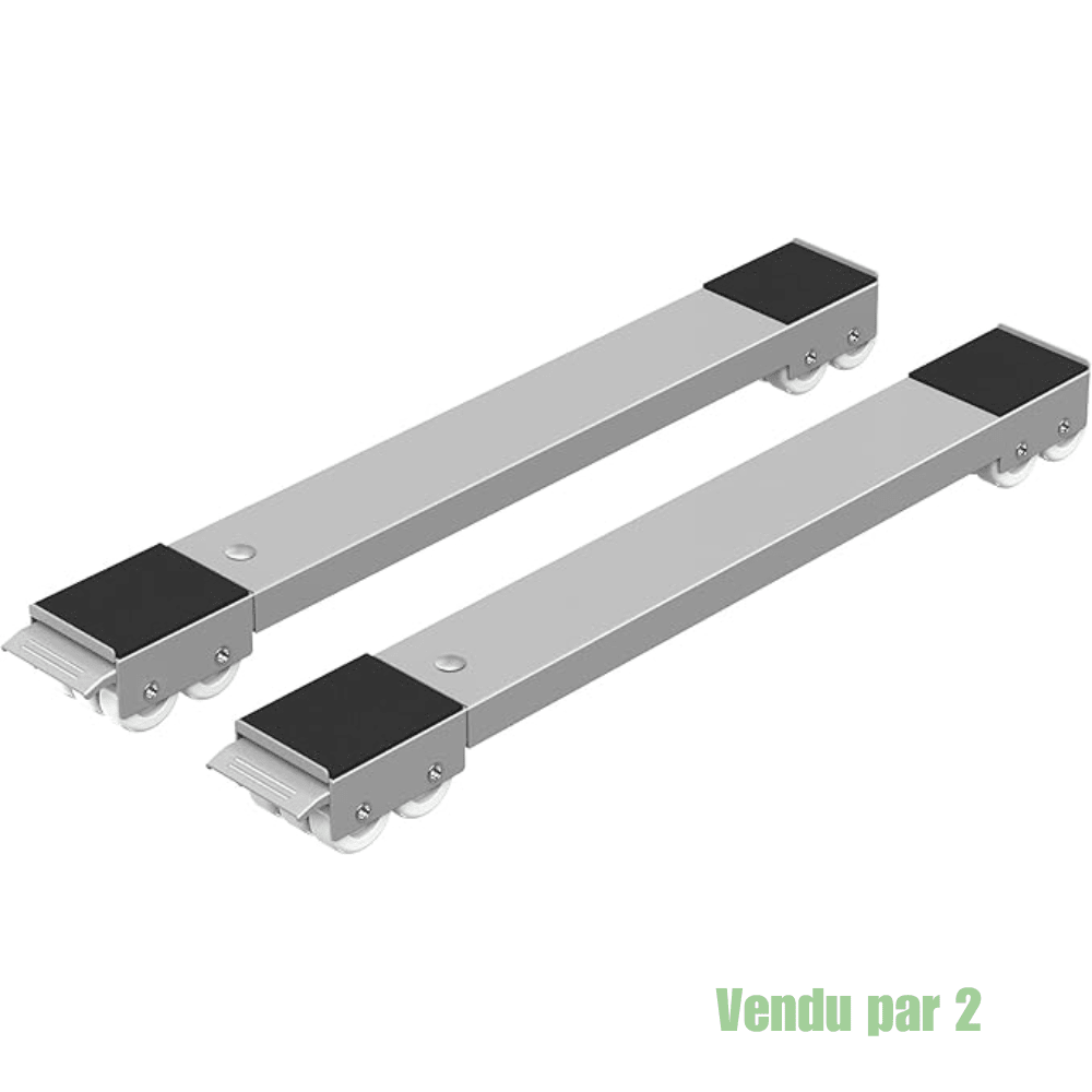 Glisséo roulettes - Gris/Argent