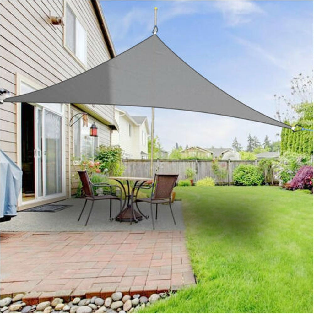 Voile d'ombrage triangulaire gris