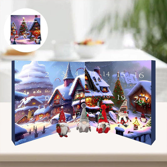 HolidayGnome - Calendrier de l'Avent Festif avec Gnomes