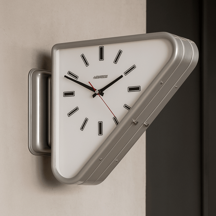 Horloge Murale Design Aurelian - Minimaliste Double Face