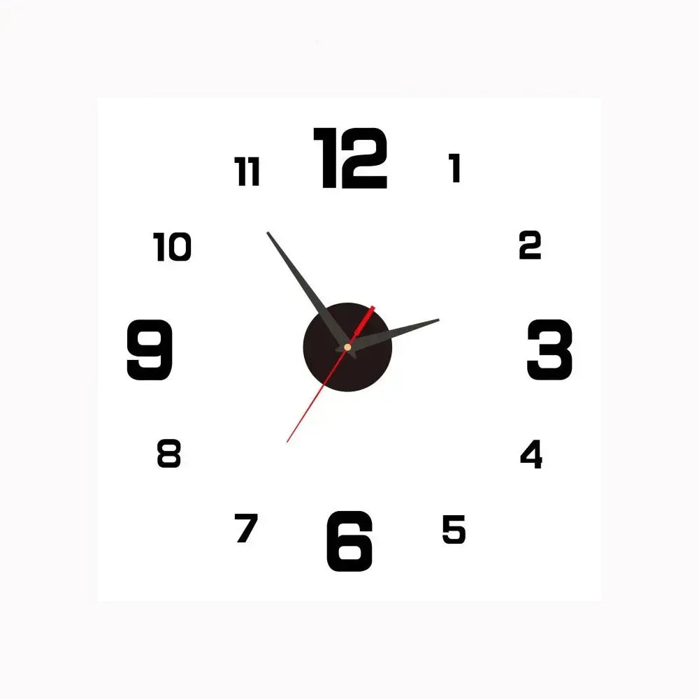 Horloge Murale Silencieuse Design Élégant - Pendule Murale Moderne