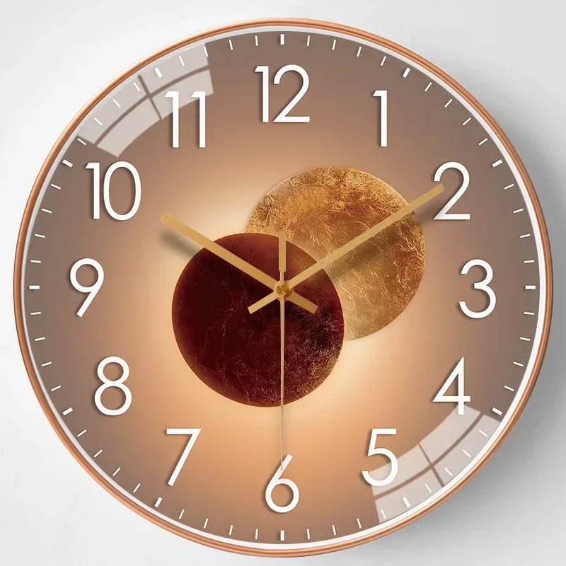 Horloge Murale Silencieuse Design Élégant - Pendule Murale Moderne