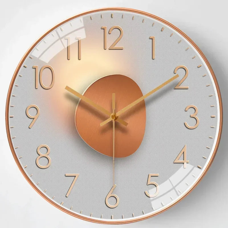 Horloge Murale Silencieuse Design Élégant - Pendule Murale Moderne
