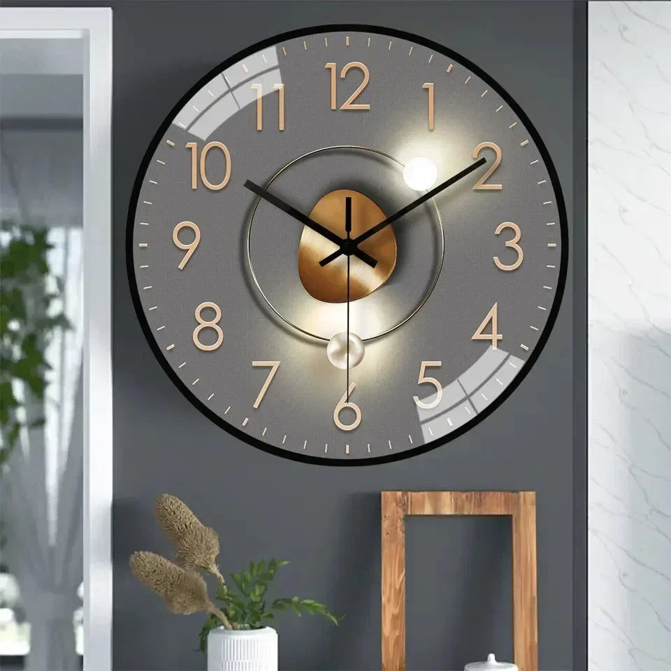 Horloge Murale Silencieuse Design Élégant - Pendule Murale Moderne