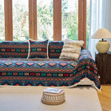 Copridivano Nomad Dream Boho - Design Geometrico Colorato