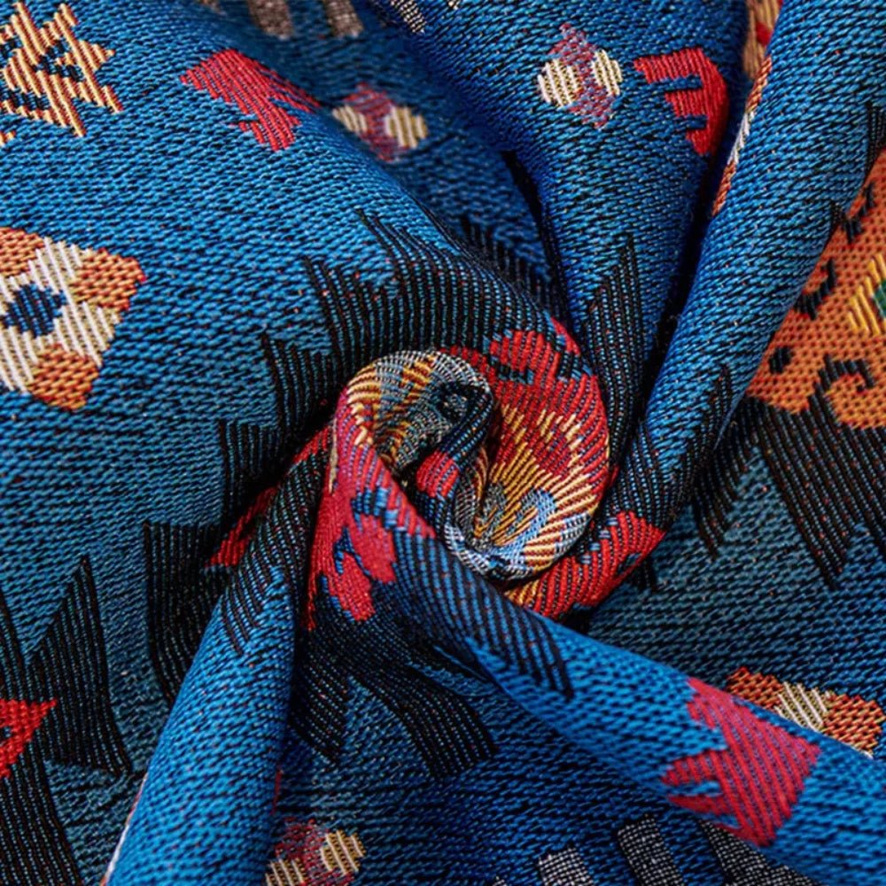 Copridivano Nomad Dream Boho - Design Geometrico Colorato