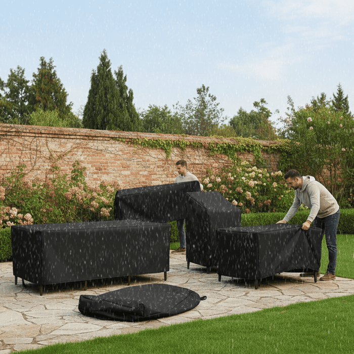 Housse Pour Salon De Jardin Wetterton - Protection Résistante aux Intempéries