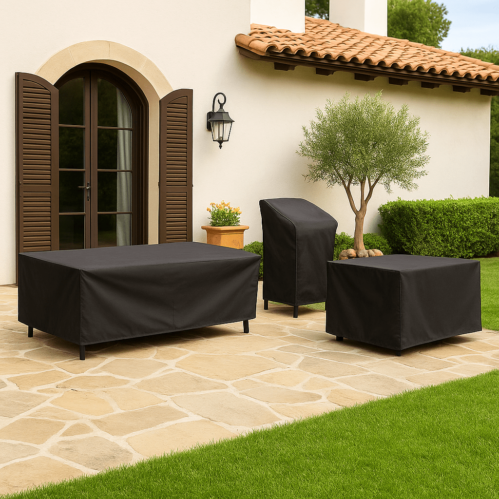 Housse Pour Salon De Jardin Wetterton - Protection Résistante aux Intempéries