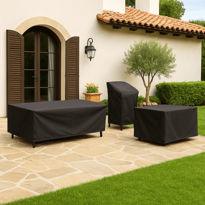 Housse Pour Salon De Jardin Wetterton - Protection Résistante aux Intempéries