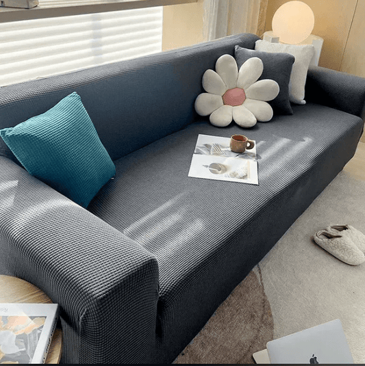 Copridivano Antiscivolo in Tessuto Jacquard - Protezione Elegante e Resistente