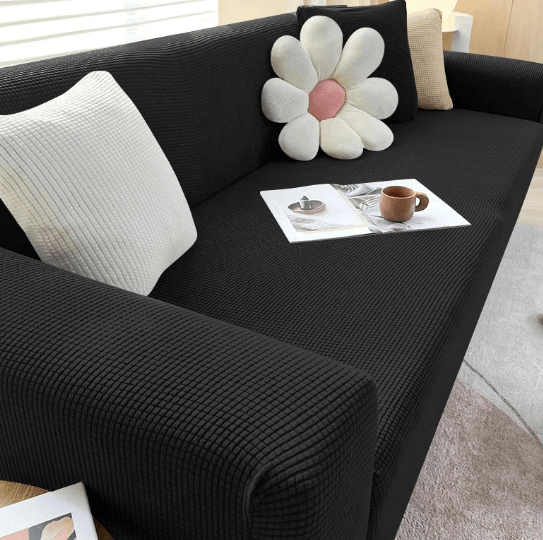 Copridivano Antiscivolo in Tessuto Jacquard - Protezione Elegante e Resistente