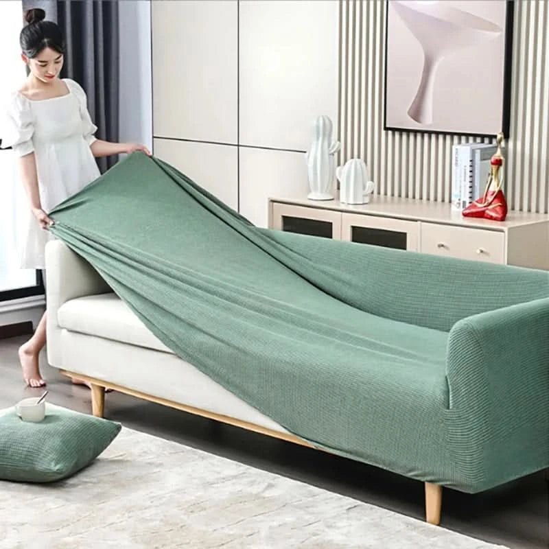 Copridivano Antiscivolo in Tessuto Jacquard - Protezione Elegante e Resistente