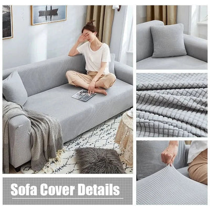 Housse de Canapé Antidérapante en Tissu Jacquard - Protection Élégante et Durable
