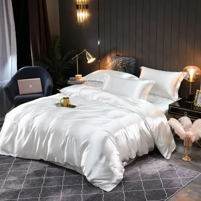 Housse de Couette en Soie Naturelle - Confort Ultime pour un Sommeil Réparateur