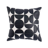 Fodera per Cuscino in Similpelle Ricamata - Eleganza Moderna 45 x 45cm
