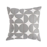 Fodera per Cuscino in Similpelle Ricamata - Eleganza Moderna 45 x 45cm