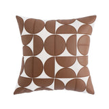 Fodera per Cuscino in Similpelle Ricamata - Eleganza Moderna 45 x 45cm