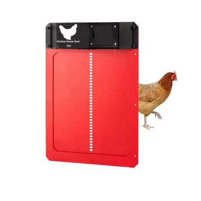 Obsetic Porte Poulailler Automatique Rouge