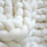 Kit per Principianti Lavoro a Maglia - Crea la Tua Coperta in Lana Acrilica al 100%