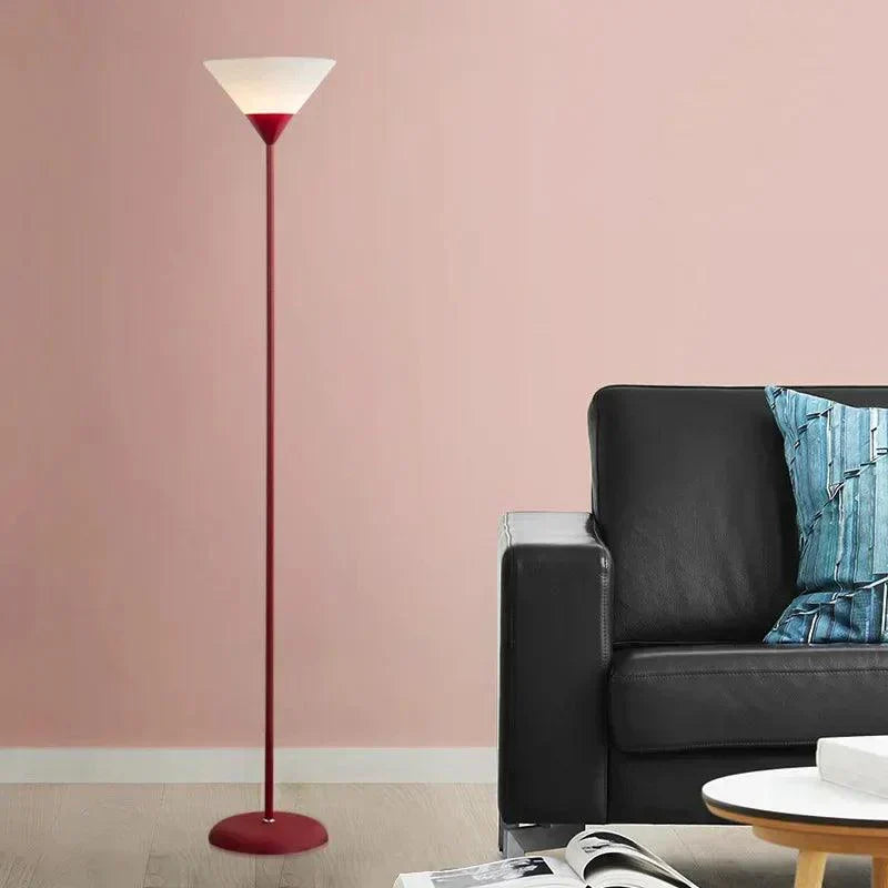 Lampadaire LED Design Contemporain Noir et Blanc pour Salon