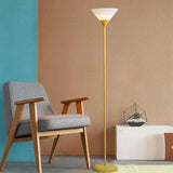 Lampadaire LED Design Contemporain Noir et Blanc pour Salon