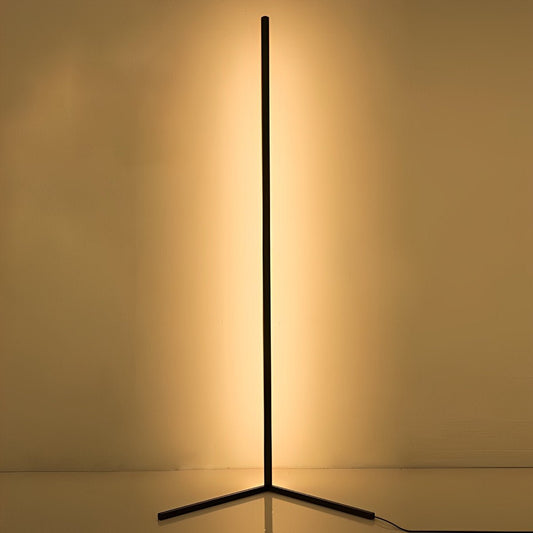 Lampadaire LED d'Angle Minimaliste avec Synchronisation Musicale
