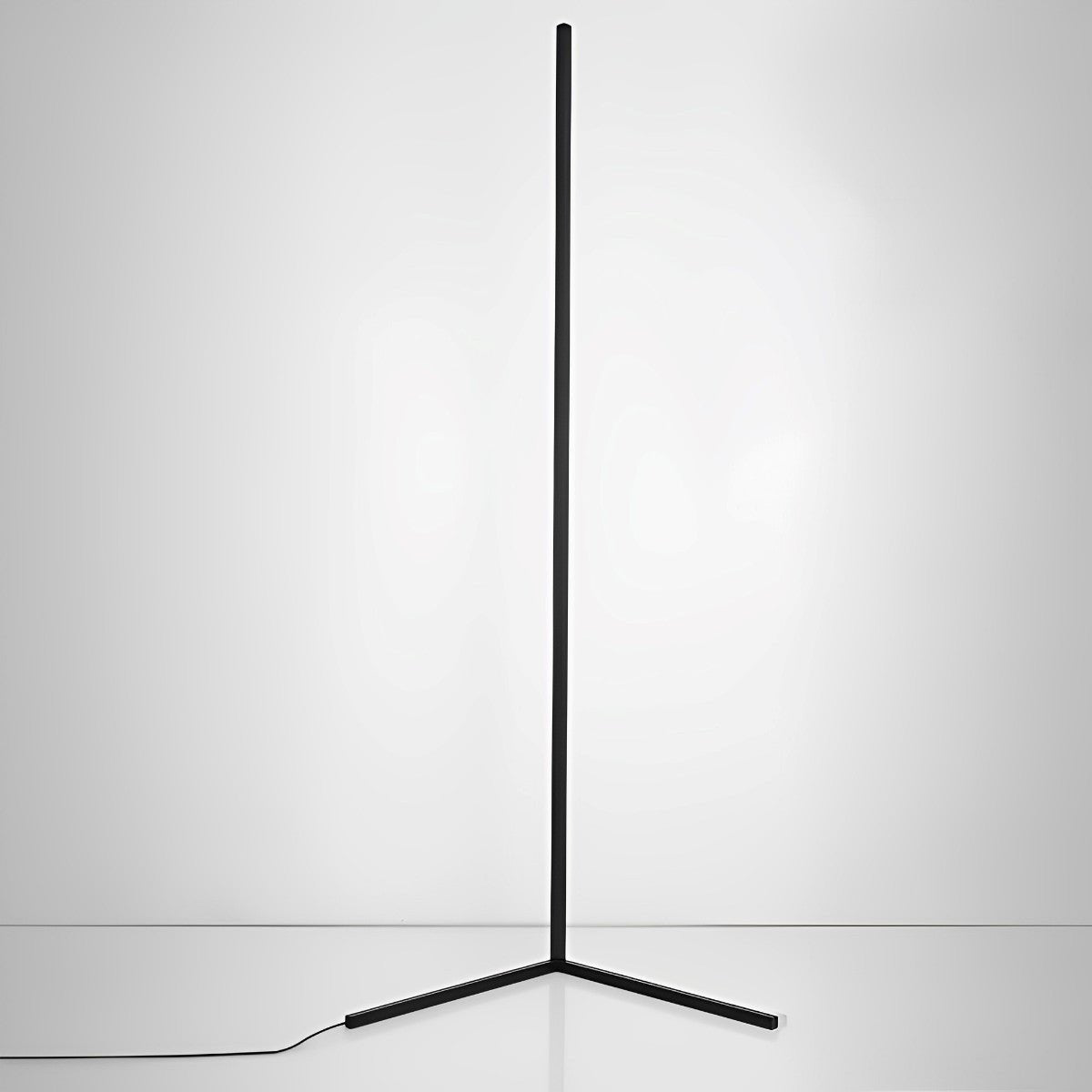 Lampadaire LED d'Angle Minimaliste avec Synchronisation Musicale