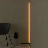 Lampadaire LED d'Angle Minimaliste avec Synchronisation Musicale