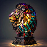 Lampada Decorativa in Vetro Colorato BeastiGlow - Illuminazione Unica per Soggiorno