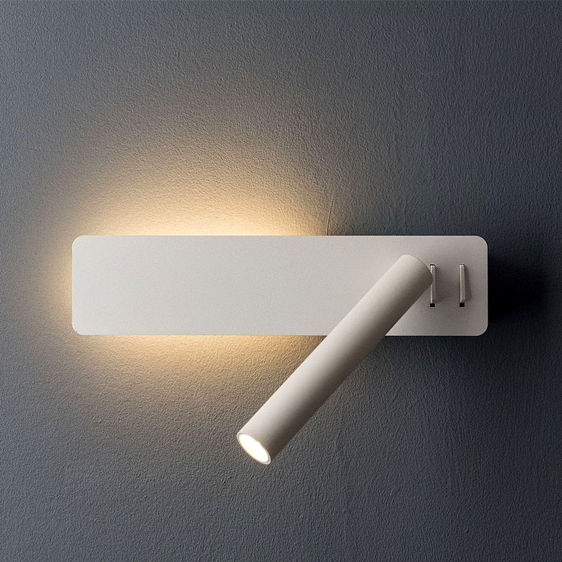 Lampe Murale LED Moderne avec Tête Réglable pour Lecture