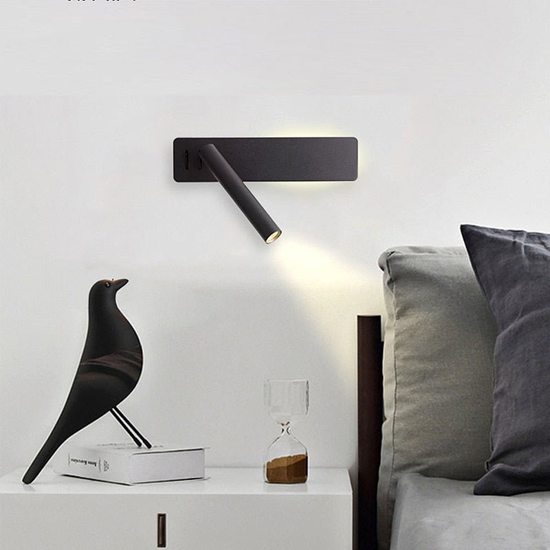 Lampe Murale LED Moderne avec Tête Réglable pour Lecture