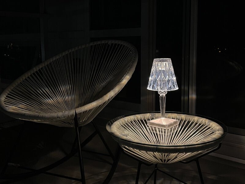 Seona Lamp - Oplaadbare Kristallen Touch Nachtlamp