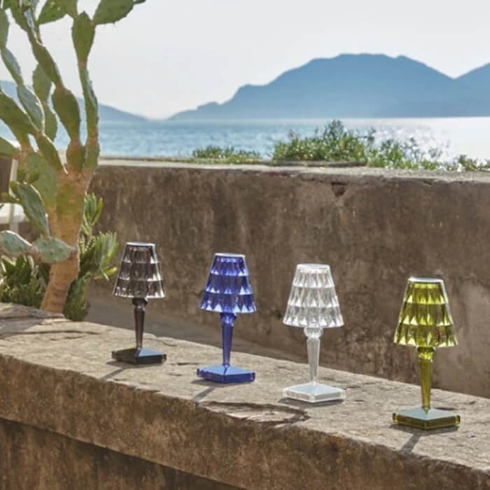 Seona Lamp - Oplaadbare Kristallen Touch Nachtlamp