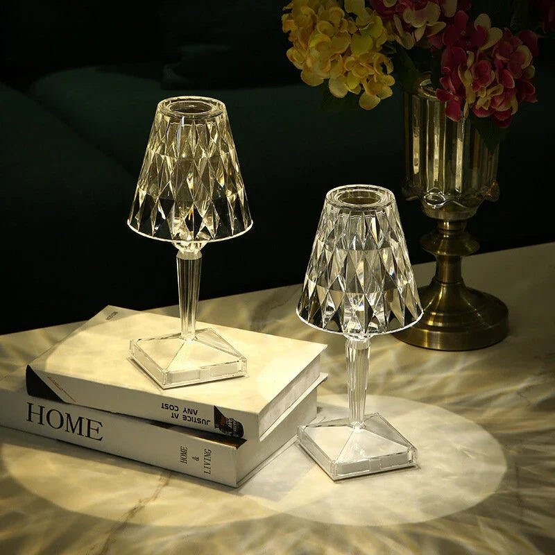 Seona Lamp - Oplaadbare Kristallen Touch Nachtlamp