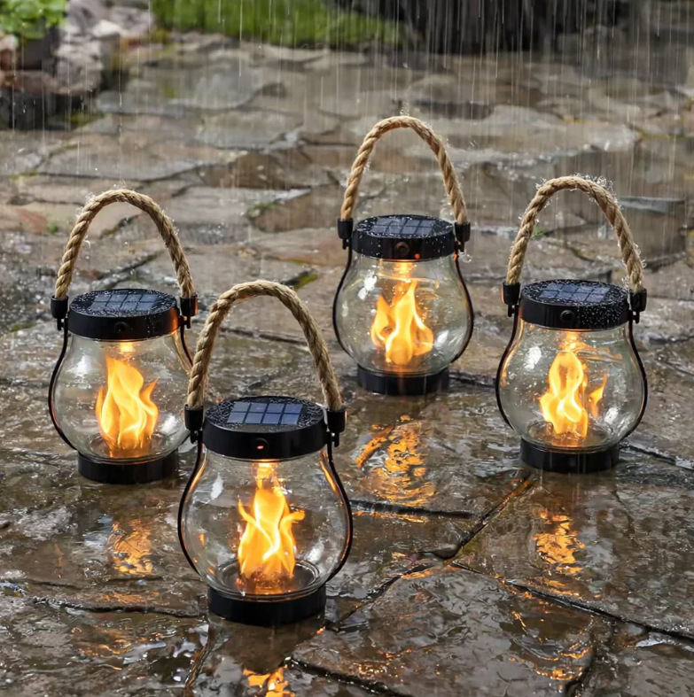 Fire Seed Buiten Solar Lamp - Solar Verlichting met Vlamillusie