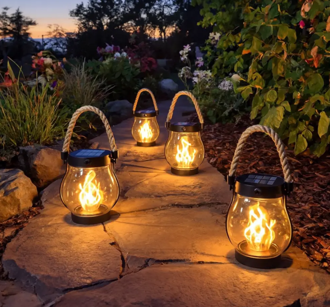 Fire Seed Buiten Solar Lamp - Solar Verlichting met Vlamillusie