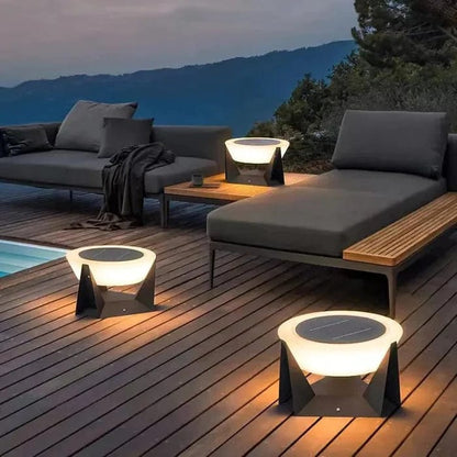 Lampe Solaire d'Extérieur - Phare d'Atterrissage Résistant aux Intempéries