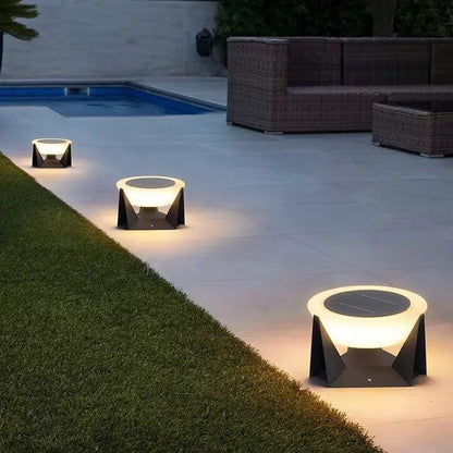 Lampe Solaire d'Extérieur - Phare d'Atterrissage Résistant aux Intempéries